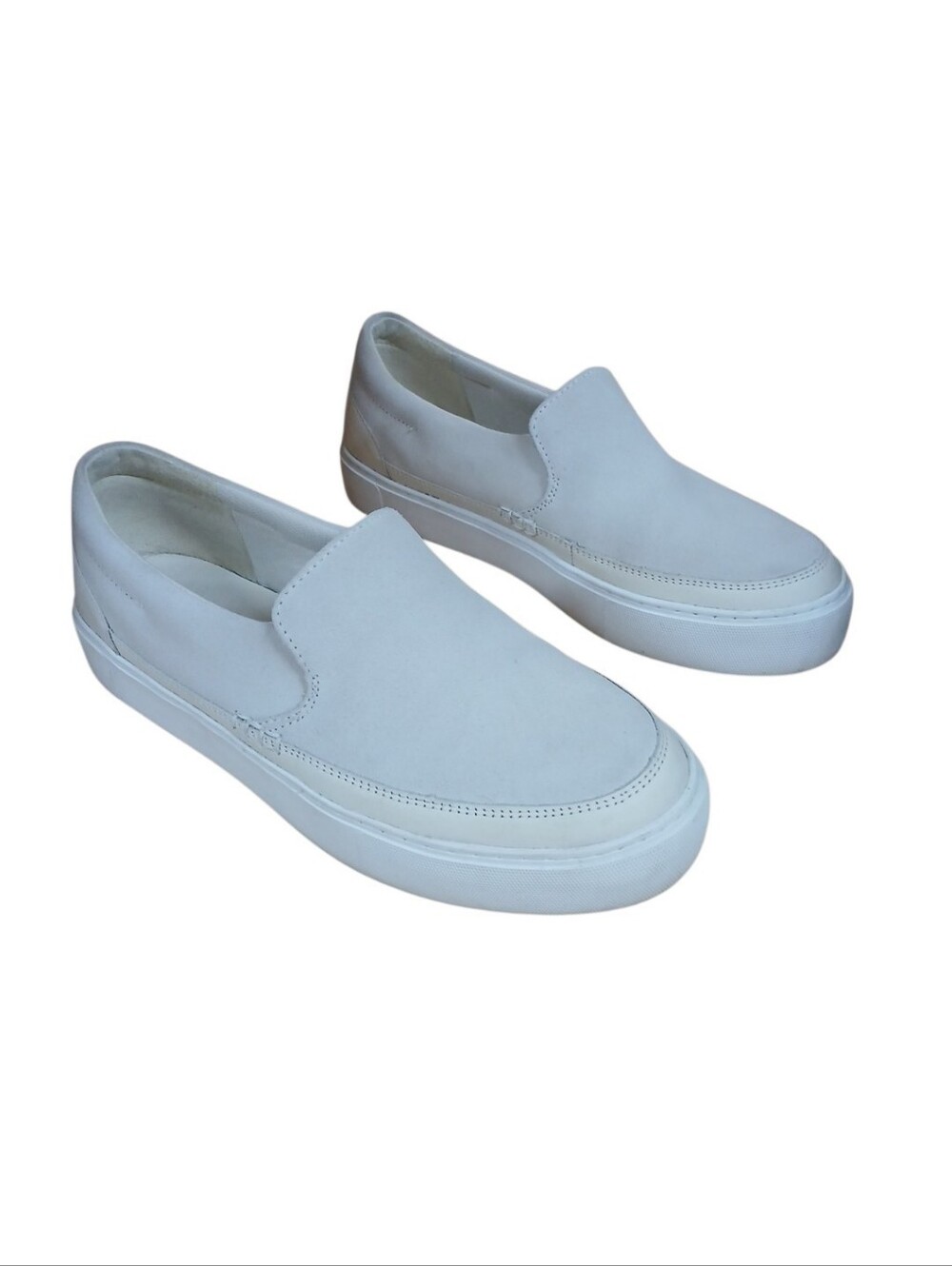 UGG Women's White Slip-On Sneakers Size 9.5